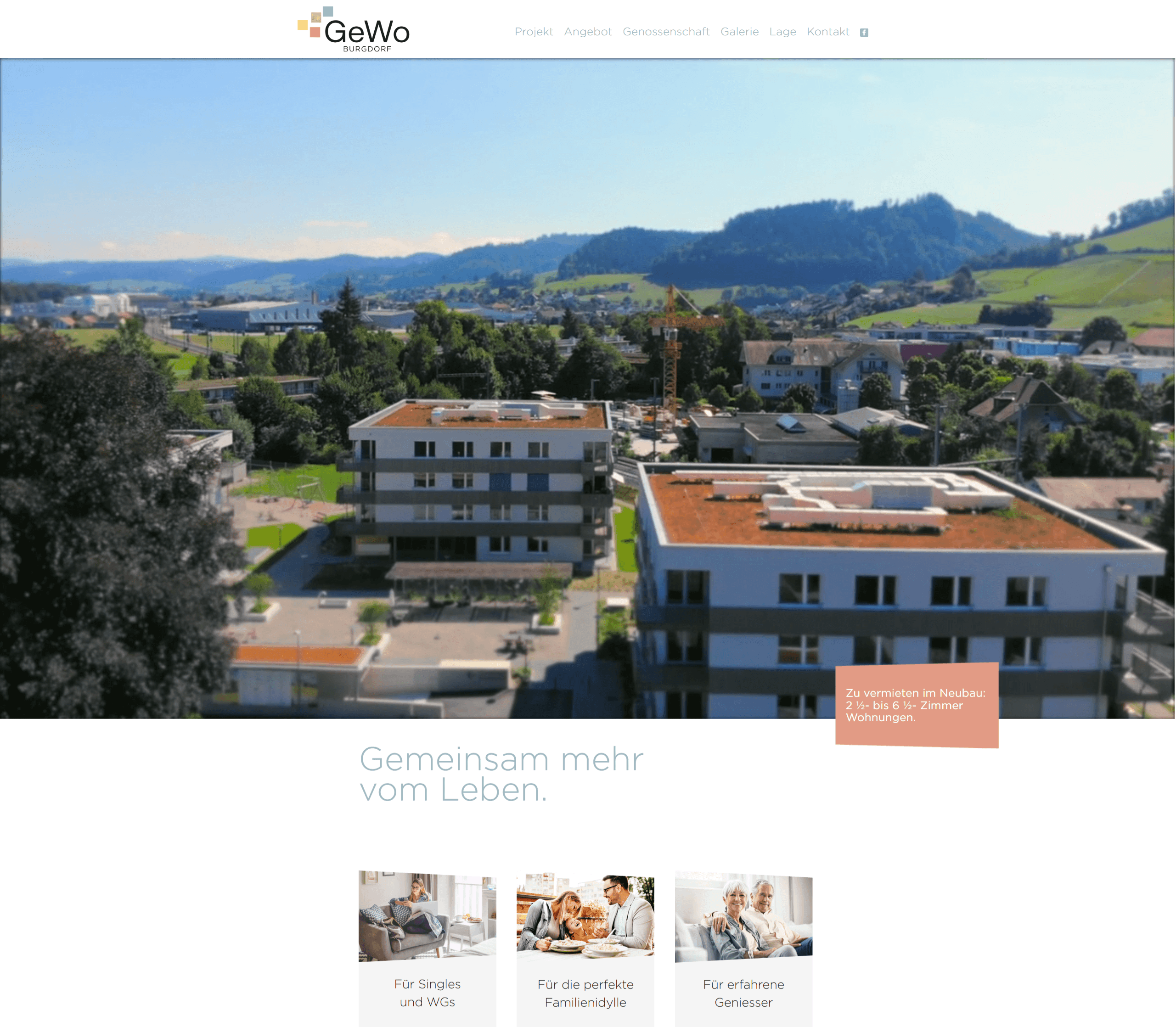 GEWO Burgdorf screenshot
